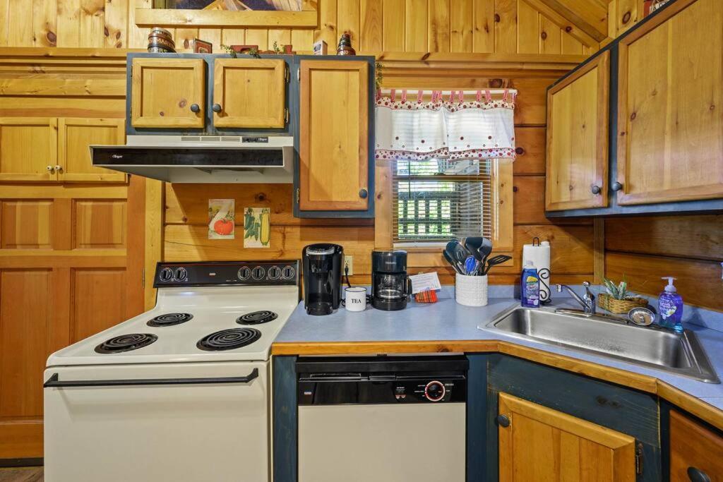 Do Not Disturb - Pigeon Forge Smoky Mountain Studio Cabin, Hot Tub, Fireplace 外观 照片